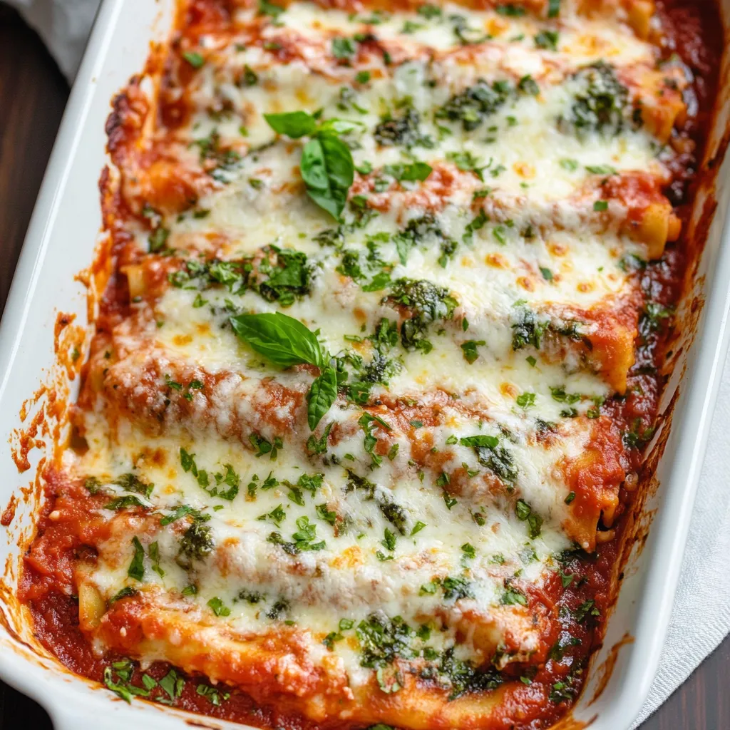 Easy 3-Cheese Manicotti: Perfect Pasta Casserole for Any Meal
